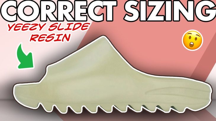 Correct Sizing – Yeezy Slides Resin Correct Sizing Info