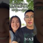 GF Reacts to my sneakers pt. 2 #couple #couplegoals #girlfriend #yeezy #kanyewest #fyp #shorts