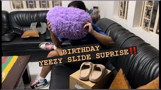 GF Suprised Me With Yeezy Slides