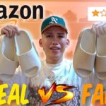 I Bought $20 Yeezy Slides from Amazon FAIL (Amazon vs Adidas Comparison!)