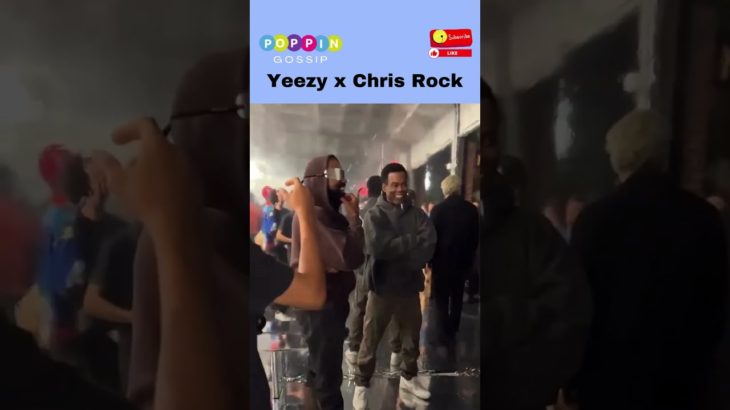 #KanyeWest AND #ChrisRock LINK UP FOR #YEEZY 🔥🐐
