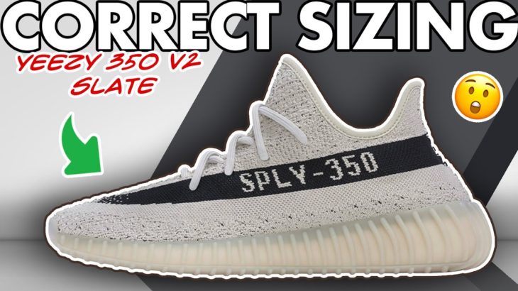 Sizing Guide for Yeezy 350 Slate – Watch before ordering the Yeezy 350 v2 Slate