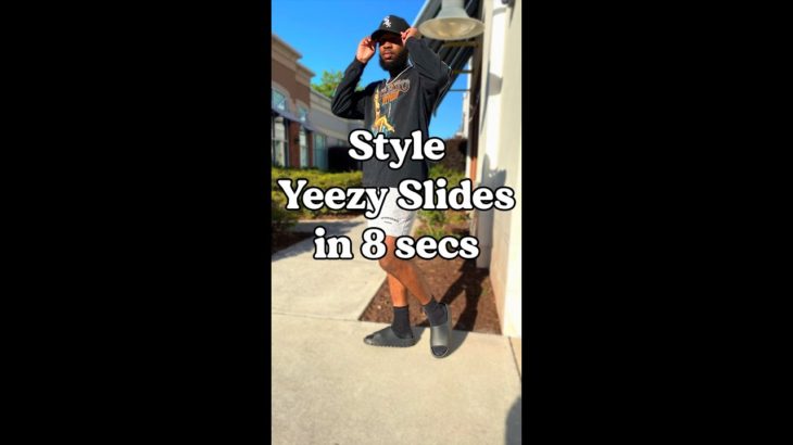 Style Yeezy Slides in 8 seconds