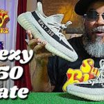 THE ADIDAS YEEZY 350 V2 SLATE HAS OLD SCHOOL VIBES ON IT TOO “FIRE” MY LABOR DAY SHOE 2022