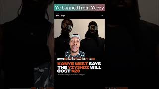 Ye Banned from Yeezy! #kanyewest #ye #yeezy #adidas #gap #hiphop #rap