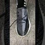 Yeezy 350 V2 Carbon Lace Style