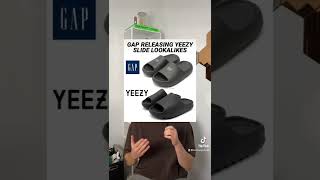 Yeezy Slides vs. Gap Slides👟🤯🤯
