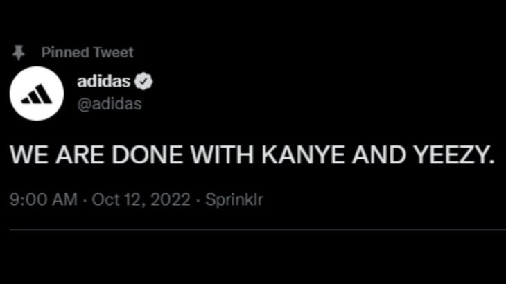 ADIDAS OFFICALLY ENDS YEEZY PARTNERSHIP