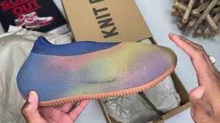 ADIDAS YEEZY KNIT RUNNER FADE INDIGO | I TOOK ALADDINS SHOES **WITH ON FOOT**