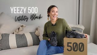 Adidas Yeezy 500 “Utility Black” Unboxing and on Feet