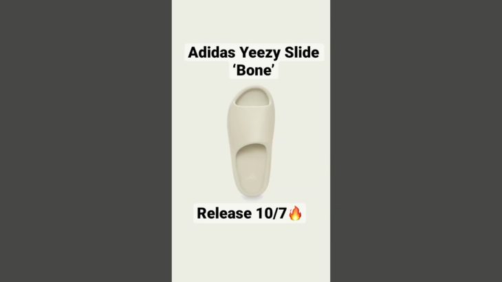 Are the Adidas Yeezy Slide ‘Bone’ a must cop? #adidasyeezy #yeezyslides #kanyewest #sneakers #kotd