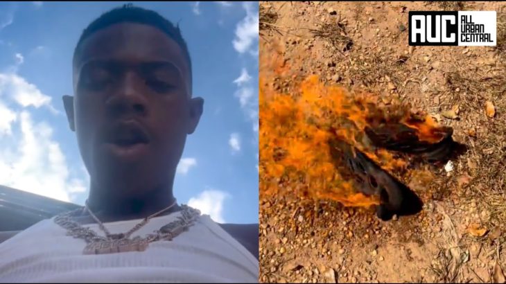 Boosie Son Tootie Raww Burns His Yeezy Shoes After Kanye Goes At His Dad