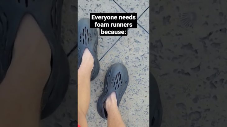 Everyone needs these shoes (Yeezy Foam Runner Onyx)
