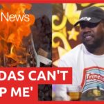 Fan burns Yeezy’s as Adidas drop Kanye West | SBS News