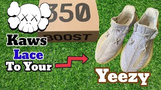 How to Lace Your YEEZY KAWS Style | Paano mag lace ng Kaws style sa Yeezy