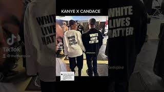 Kanye & Candace Owens Wear “White Lives Matter” Shirts at Yeezy Fashion Show
