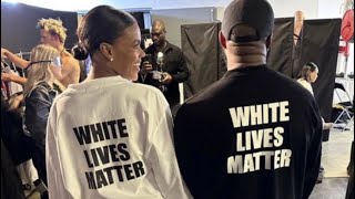 Kanye West debuts White Lives Matter shirt at Surprise Yeezy show