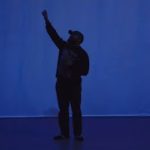 Kanye West speaks at YEEZY SEASON 9 (Paris Fashion Week 2022)