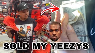 Sold my Yeezy red October sneakers after Adidas terminates Kanye West of Jewish Remarks