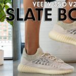 THESE ARE CLEAN! Yeezy 350 v2 CMPCT Slate Bone On Foot Review & How to Style