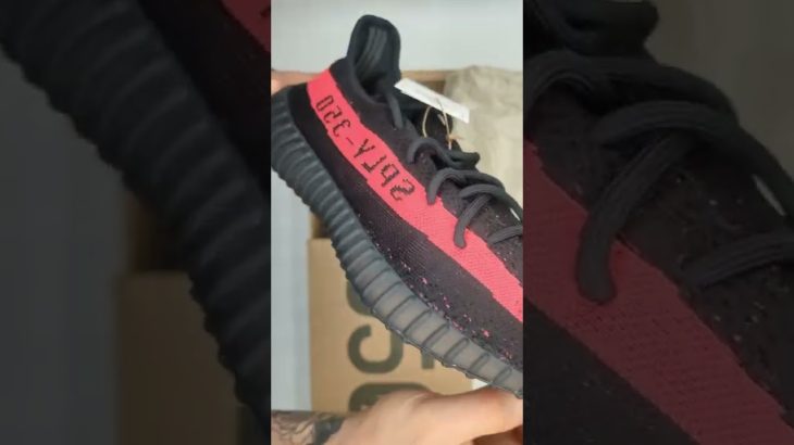YEEZY BOOST 350 V2 CORE BLACK RED #shorts