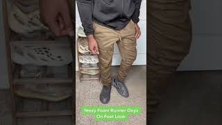 Yeezy Foam Runner Onyx On Feet Look