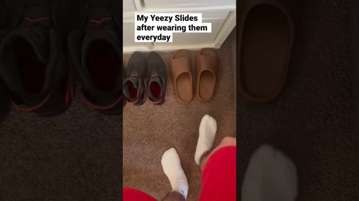 Yeezy Slides screaming 🫣 #adidas #yeezy #shoes #sneakers #relatable #fashion #shorts #fyp