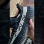yeezy 350 boost core black white unboxing,do you love it?