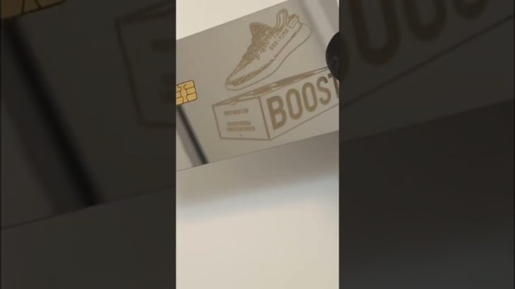 Imagine paying with this Yeezy design in the store #yeezy #metalcard #kanyewest #ye