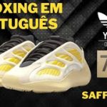 Unboxing Adidas Yeezy 700 V3 Safflower em Português #yeezy
