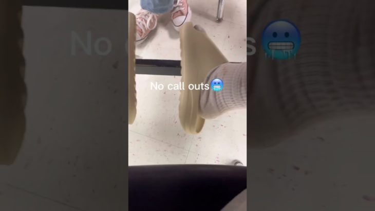 Wearing fake Yeezy slides to school (PT1)