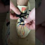 Yeezy 350 sneaker lace | how to lace your sneaker | #shorts #sneakers