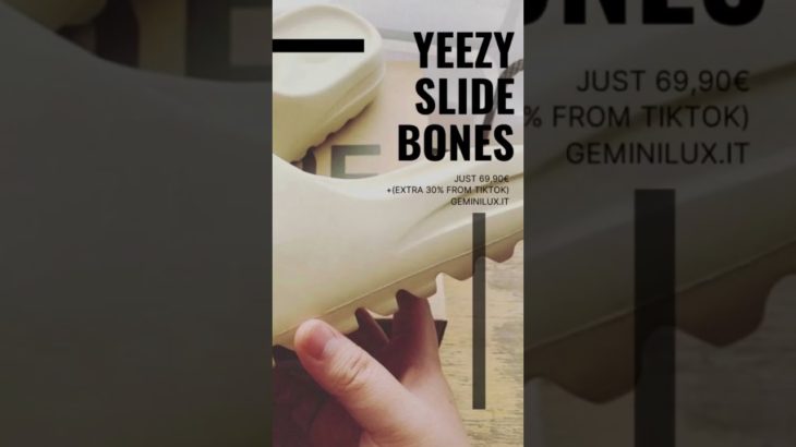 Yeezy Slide Bone 30% off 😱😱😱😱😱😱😱😱😱😱 #viralvideo #shopping #yeezy #kanyewest #onlinestore