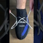 Yeezy lace | hoe to lace your sneaker | shoe lacing tutorial #shorts