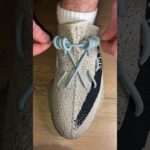 Yeezy lace | how to lace your sneaker | shoe lace style |#shorts
