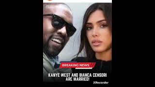 BREAKING NEWS KANYE WEST AKA YEEZY GETS MARRIED 🤔