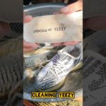 Cleaning Yeezy Shoes #shoes #shorts #yeezy #adidas #cleaning #asmr