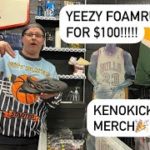 Day In The Life Of A Sneaker Store  Owner (Yeezy FoamRunner For $100,NEW MERCH)