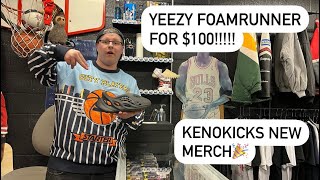 Day In The Life Of A Sneaker Store  Owner (Yeezy FoamRunner For $100,NEW MERCH)