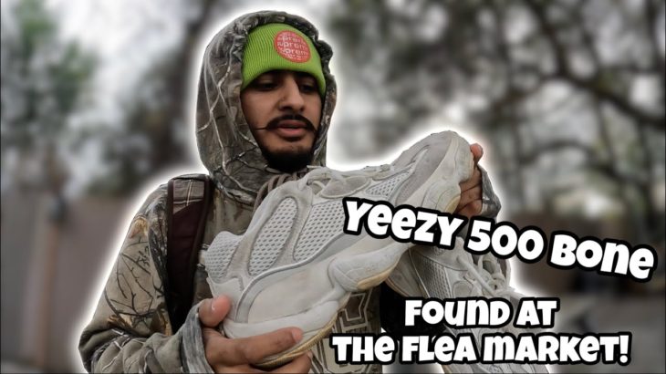 FOUND A PAIR OF YEEZY 500 BONE AT THE FLEA MARKET!!