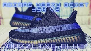 JUST NOW REVIEWING THESE!? adidas Yeezy BOOST 350 v2 ‘Dazzling Blue’