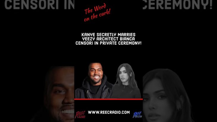 Kanye West secretly Married to Yeezy Architect Bianca Censori in private ceremony! #shorts