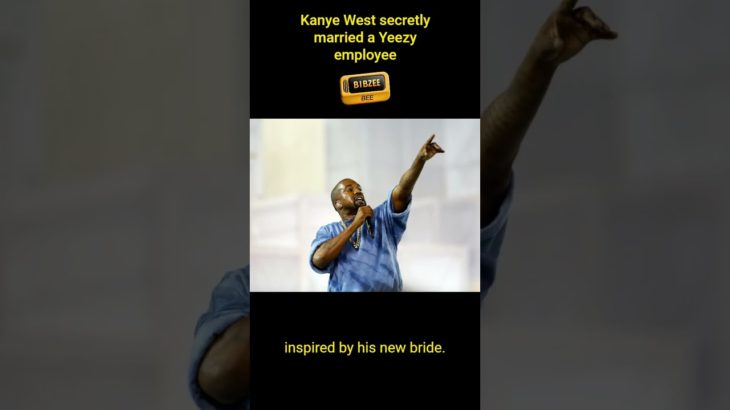 Kanye West secretly married a Yeezy employee #shorts