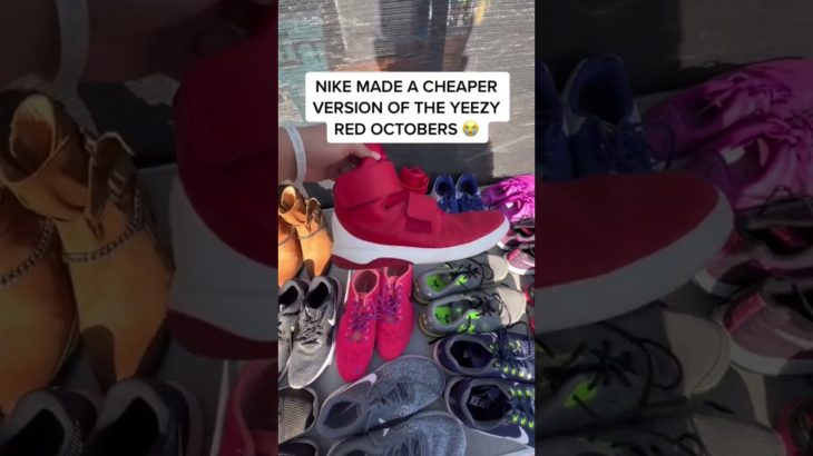 NIKE MADE A CHEAPER VERSION OF THE YEEZY RED OCTOBERS!! *Must Watch* #shorts #sneakers #sneakerhead