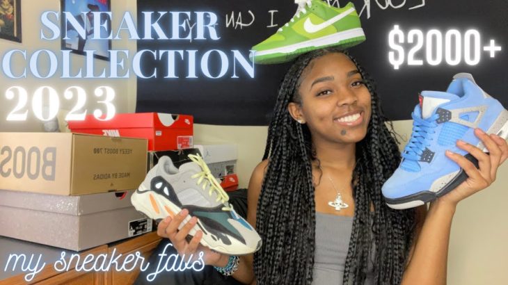 my sneaker collection 2023 | yeezy’s, nike dunks, jordan’s, and more ($1000+)