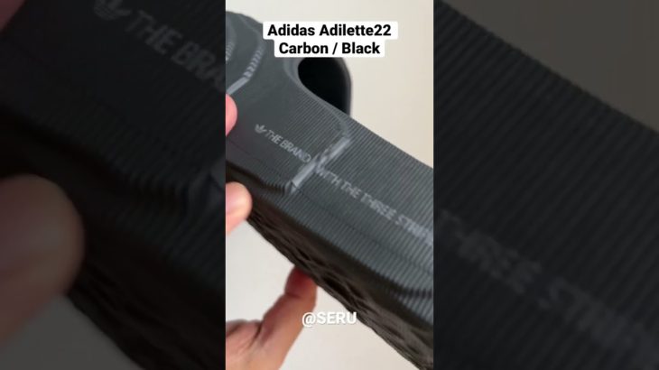Adidas Adilette22 Carbon / Black on hand #shorts #adidas #adilette22 #carbon #yeezySlide #yeezy #nft