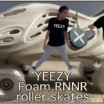 Custom Yeezy Foam RNNR Roller Skates
