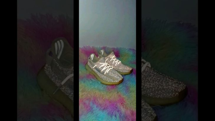 How I Lace My Yeezy 350 Static Reflective part 2 #shorts #short #yeezy#yeezy350#sneaker#lacestyles