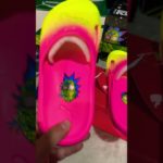 Melo / Rick & Morty slides . Super soft slides , similar to the yeezy slides my opinion