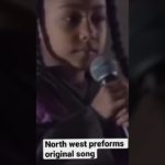 North west performs at Yeezy fashion show #youtubeshorts #reels #northwest